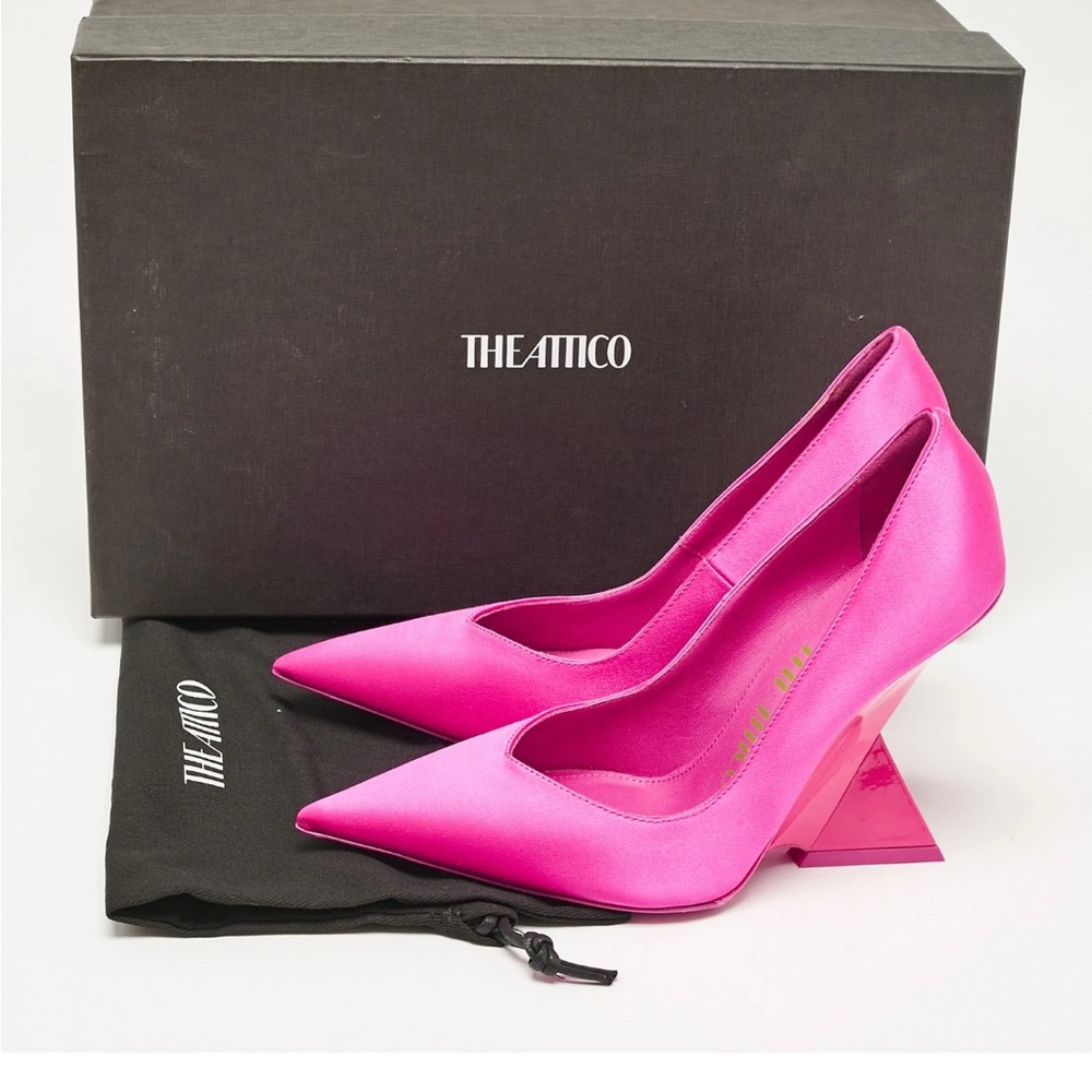 The Attico Pink Stiletto pumps